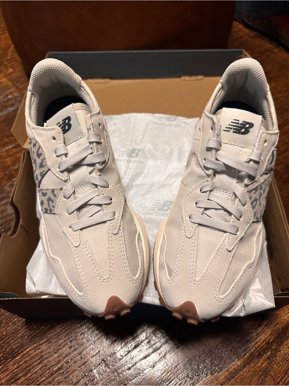 New Balance Leopard Accent Shoes- Brand New!